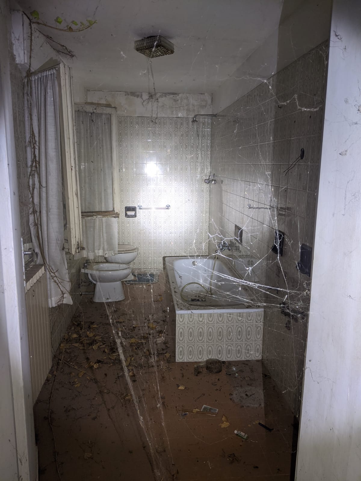 Eve et le matteur de la tringle à rideau